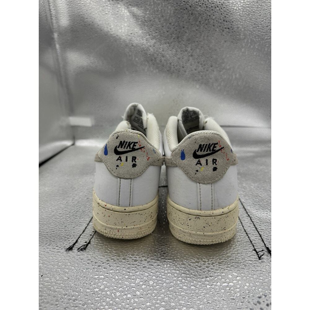 nike air force 1 lv 8 3 gs low paint splatter dj2598-100 size 7y No Laces #2 - Picture 6 of 9